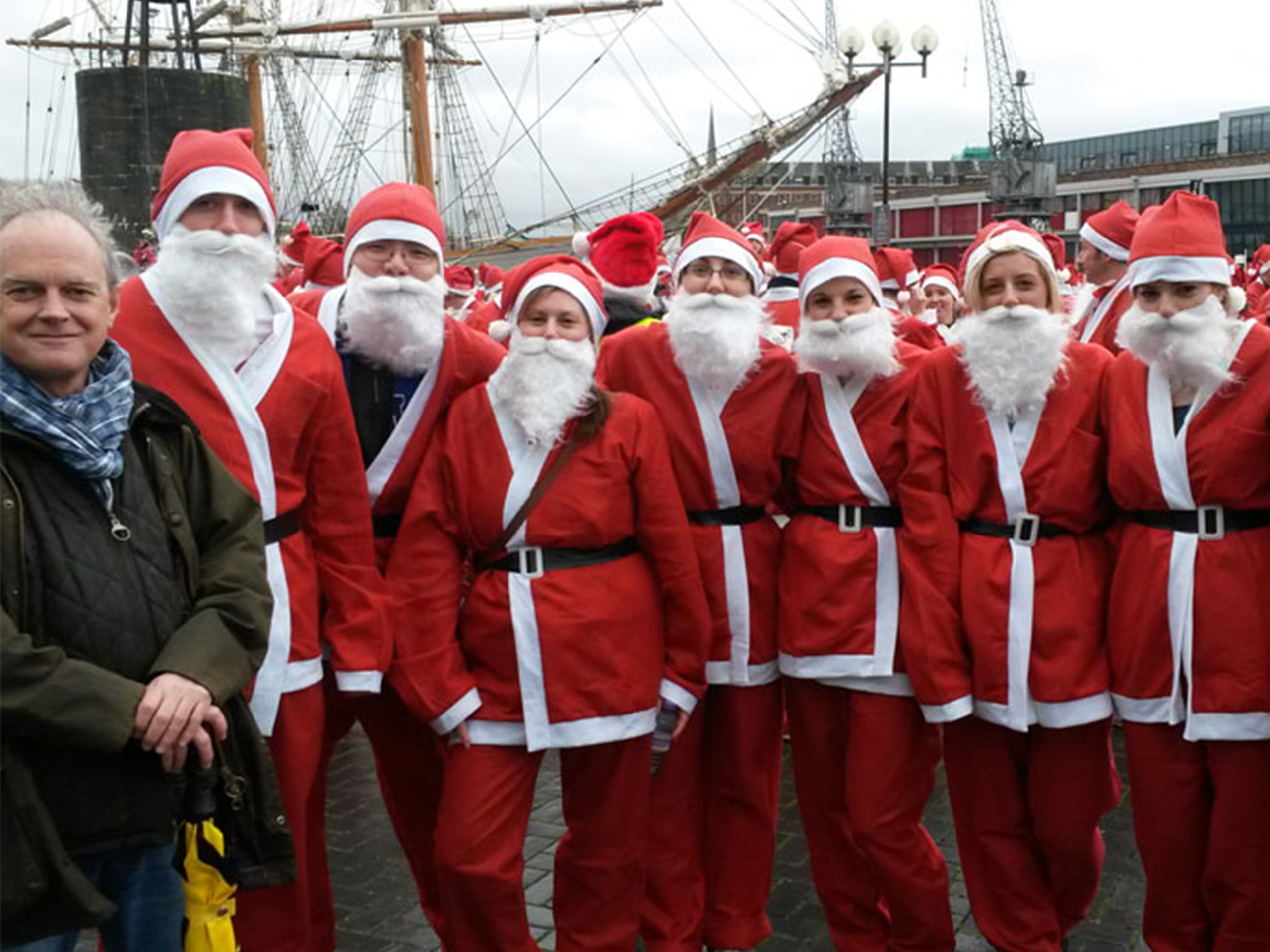 Santa charity run