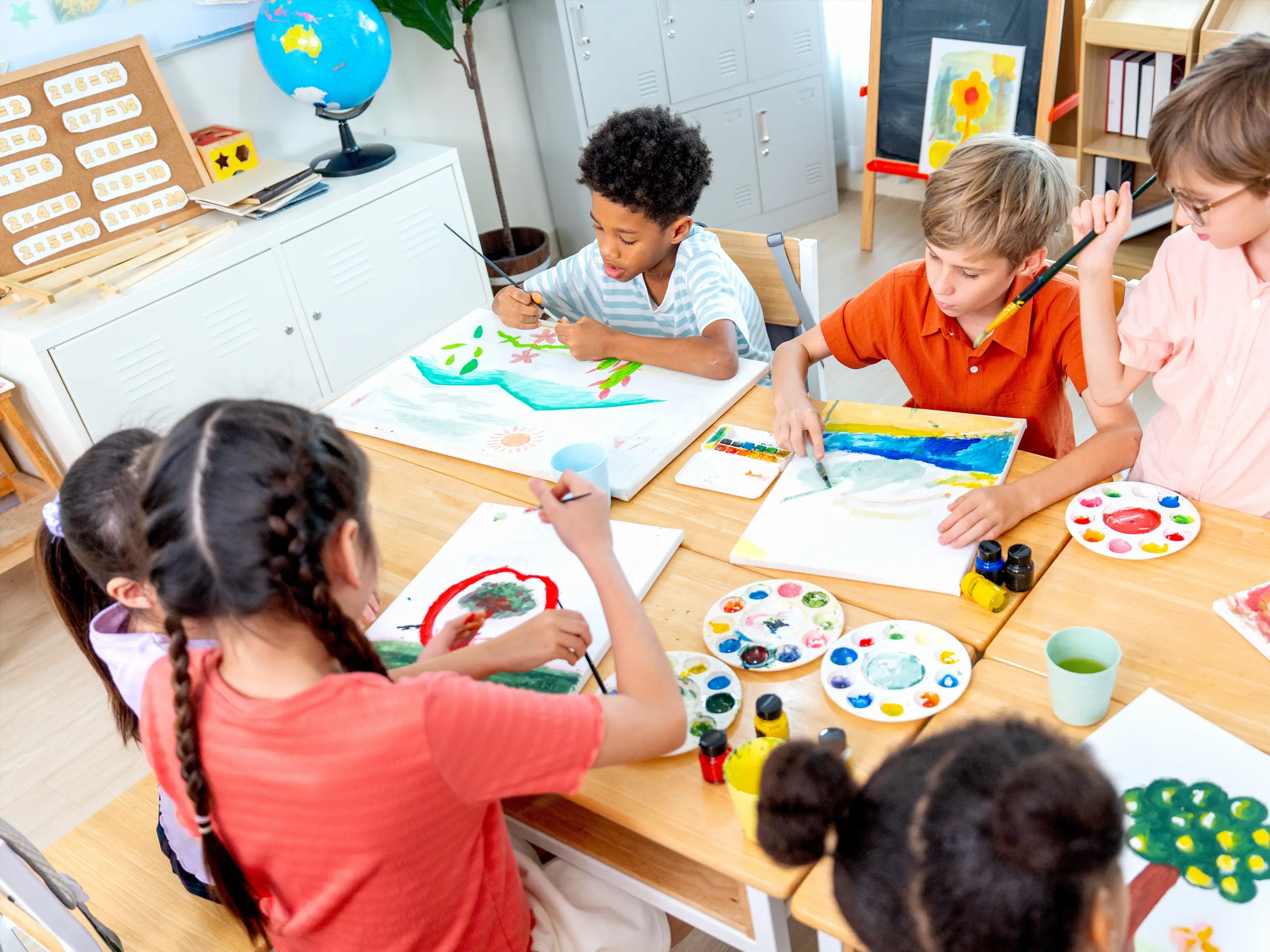 Childrens activity, playing, nursery