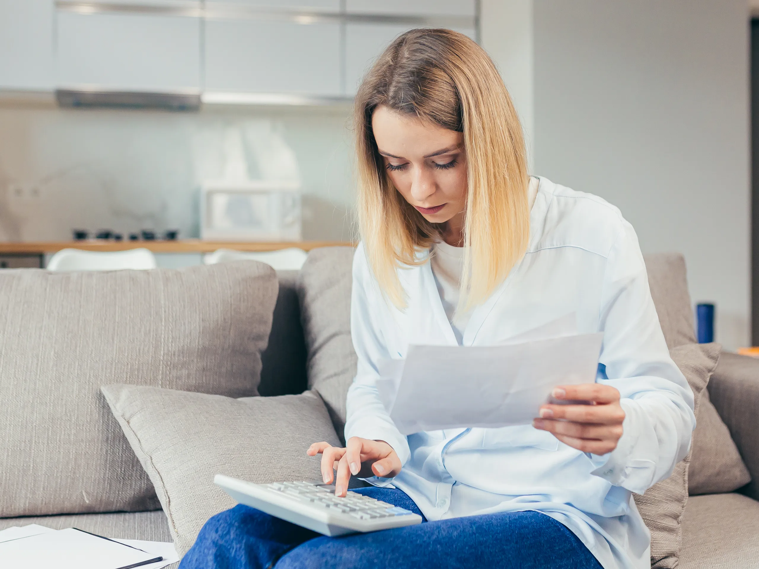 Landlord calculating tenant arrears