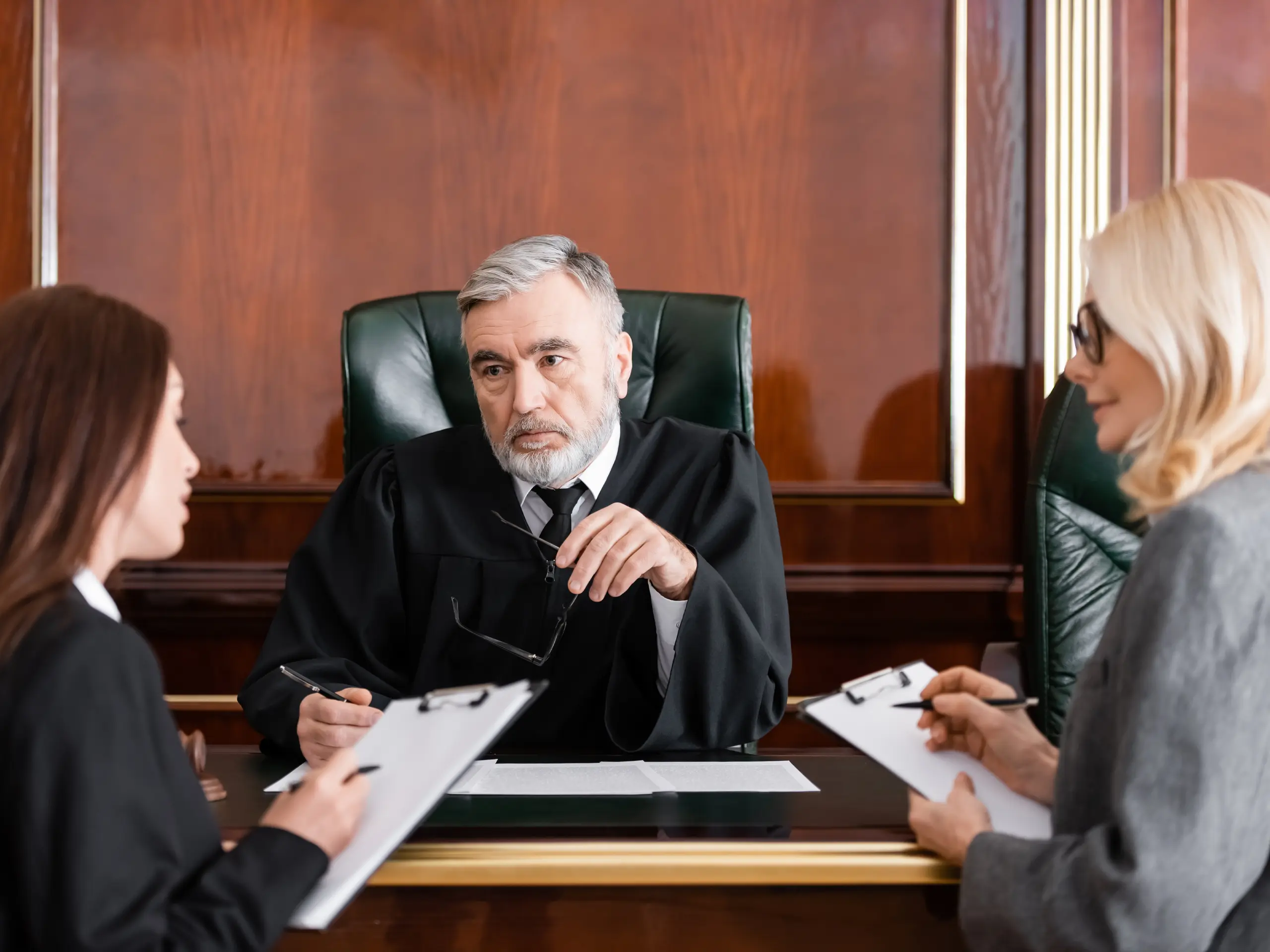 Magistrate’s Court Process meeting barrister and lawyer