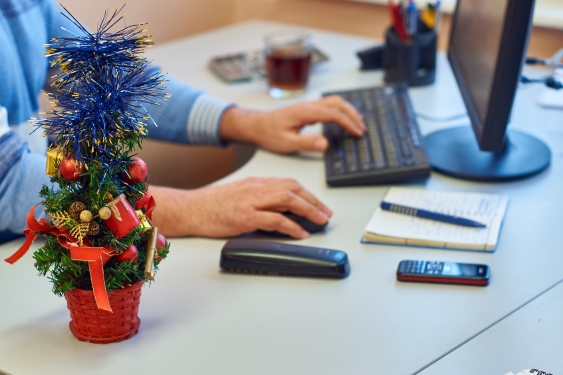 Working on Christmas Day