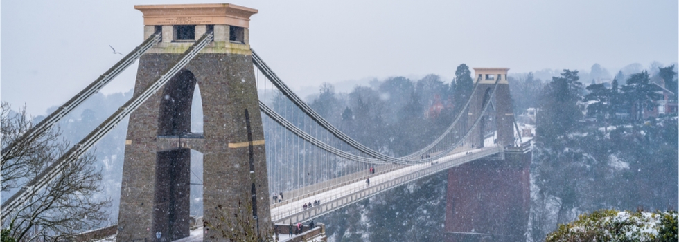 Bridge In Snow