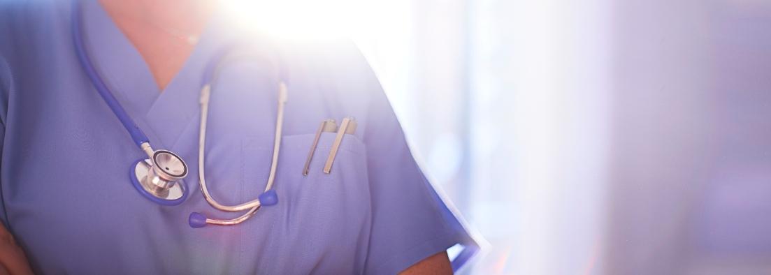 Flexible solutions for difficult cases Doctor with stethoscope