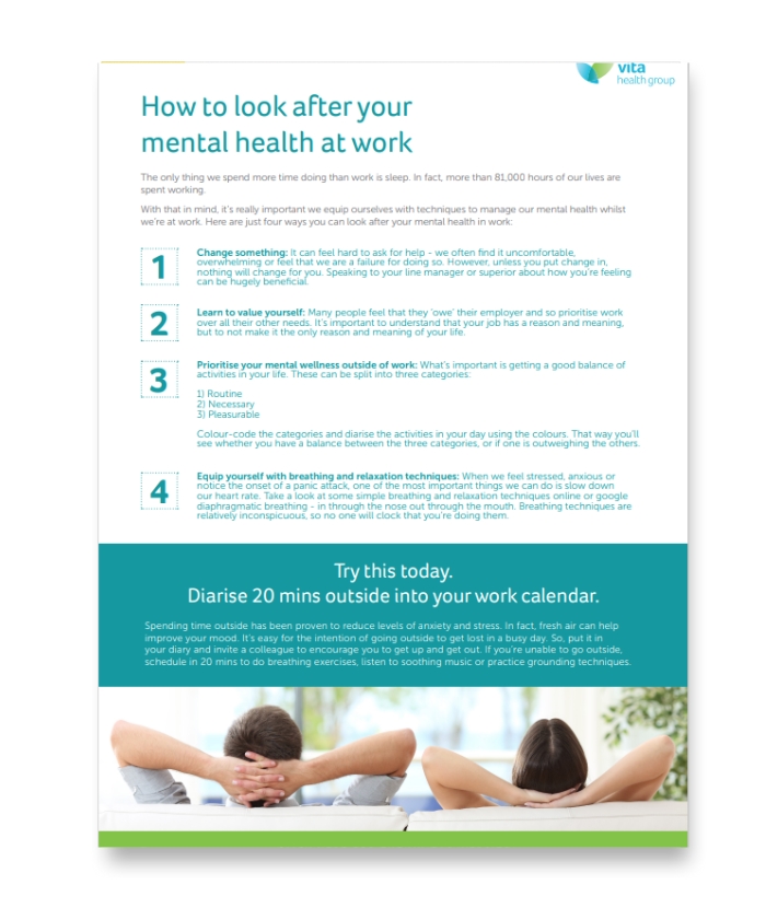 Vita Health Cover Design