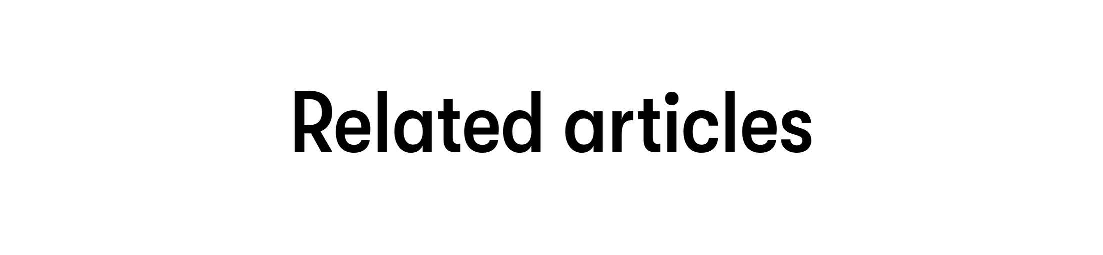 Related Articles Banner