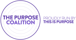 The Purpose Coalition _this Is Purpose _logo Rgb _purple Text _small Purpose Coalition logo