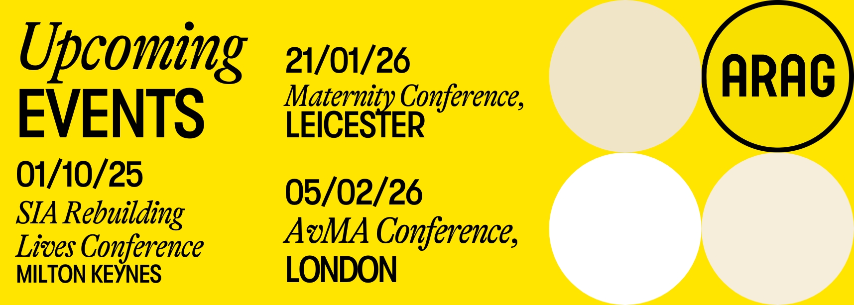 Upcoming Events - Ate